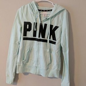 Victoria Secret PINK Zip Up Hoodie Size XS